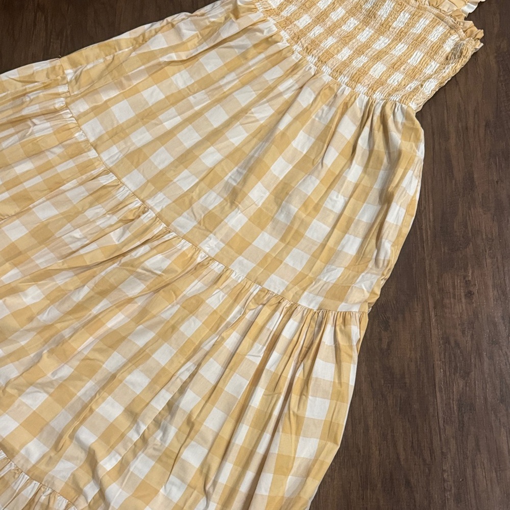 Abercrombie & Fitch Tan Plaid Women’s Dress - Picture 8 of 13